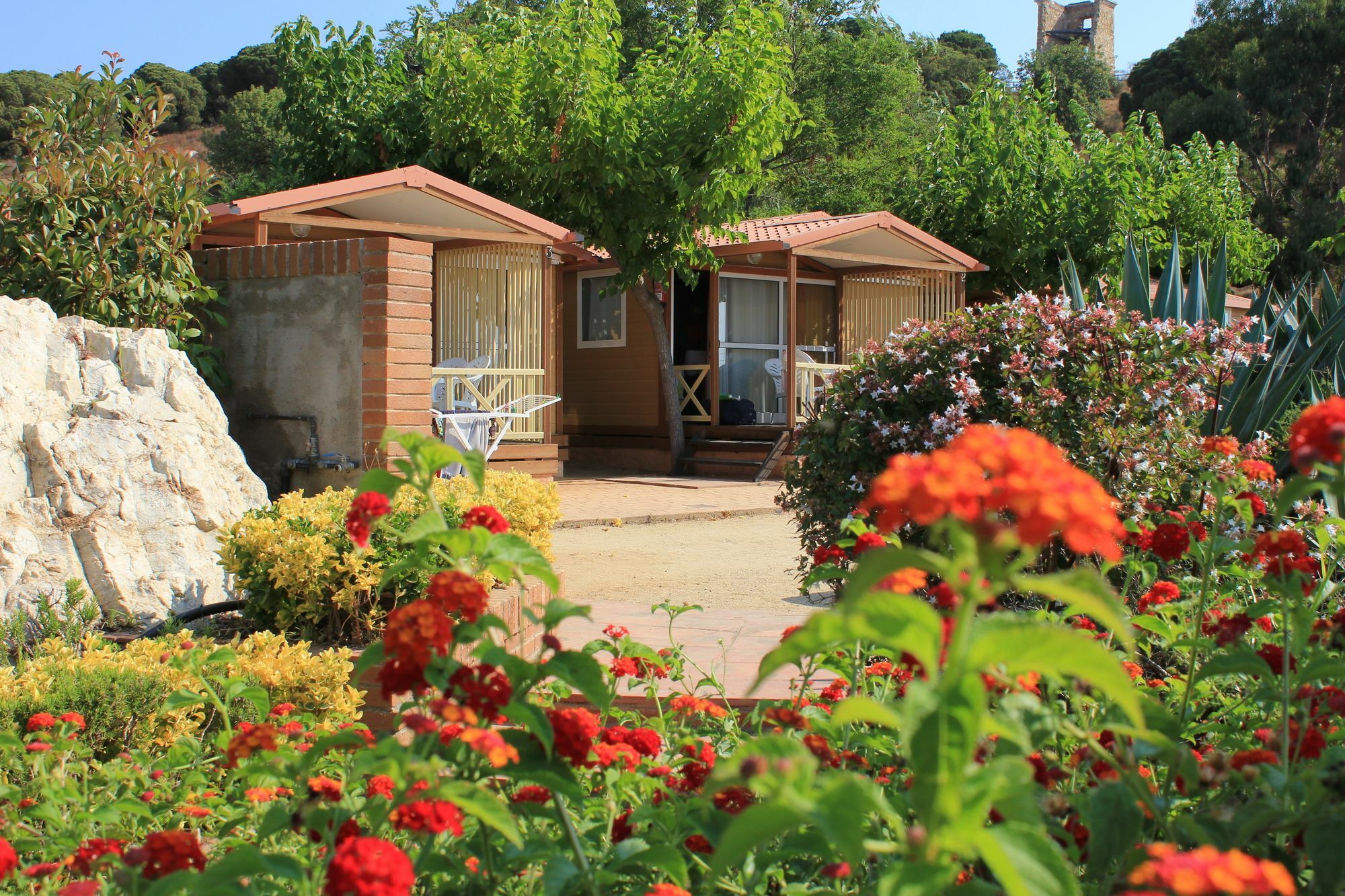 Camping Roca Grossa Calella Buitenkant foto